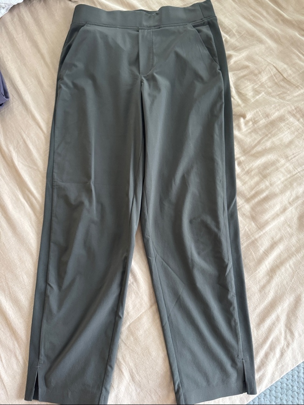 Athleta Brooklyn Midrise Ankle Pants (Navy Green)